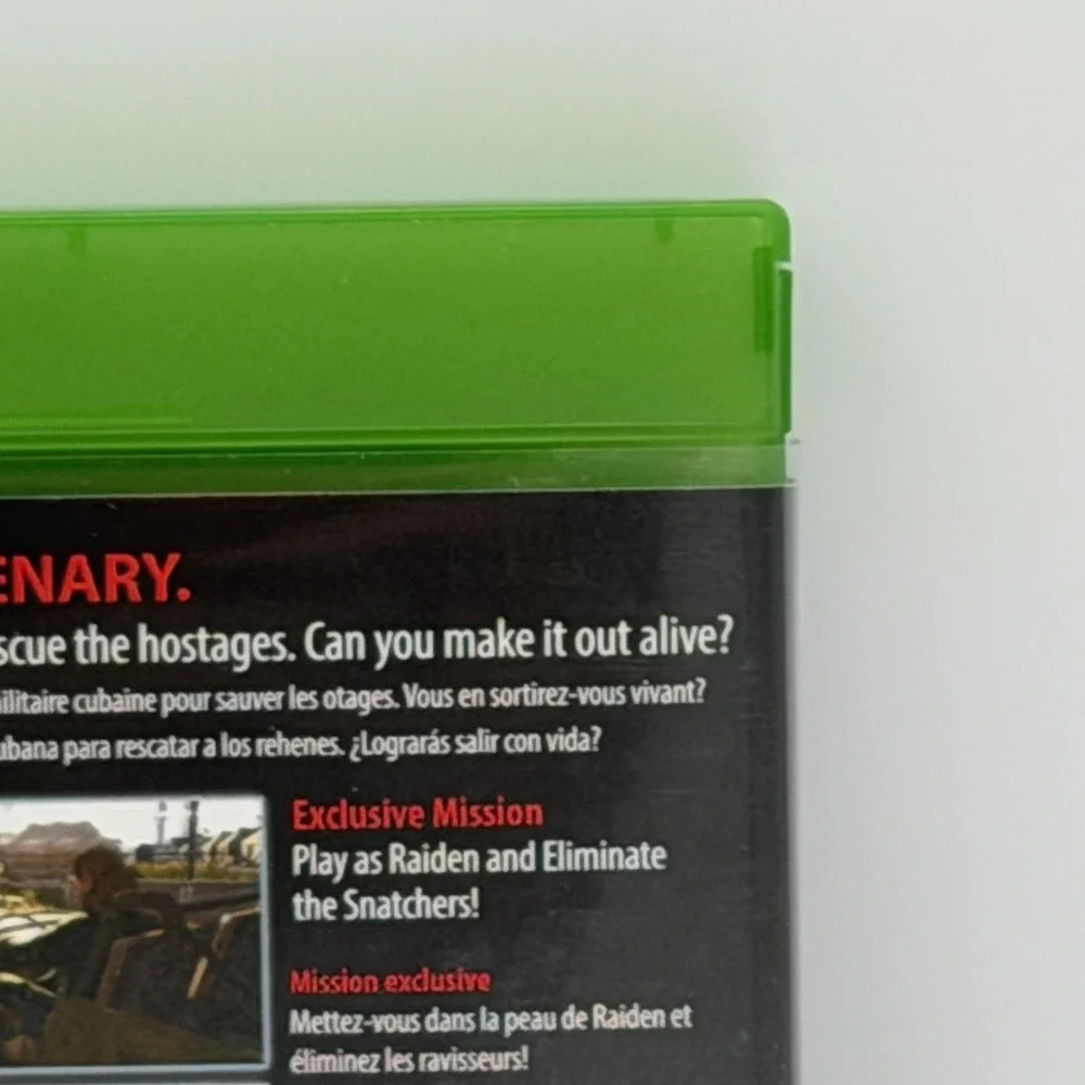 Metal Gear Solid V Ground Zeroes Xbox One Complete CIB Konami M USA NTSC-U/C